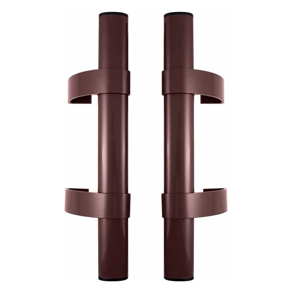 Изображение товара Ручка скоба БУЛАТ для алюминиевых и ПВХ дверей, регулируемая, коричневая