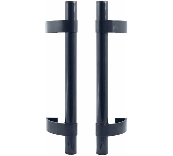 Изображение товара Ручка скоба БУЛАТ для алюм. и ПВХ дверей, РС-02.400.7016, антрацит, регулируемая (АРД-02) 17625