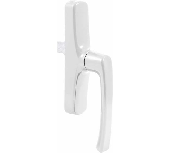 Изображение товара Ручка оконная БУЛАТ для ал.профиля с европазом, РО-02А.9016, белый, 1 ригель (АРР-02/7CP/42) 17653
