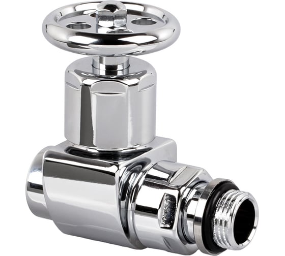 Изображение товара Прямой вентиль SR Rubinetterie серия "Prestige & Minimal" маховик, 1/2", цвет хром 0336-1500C000