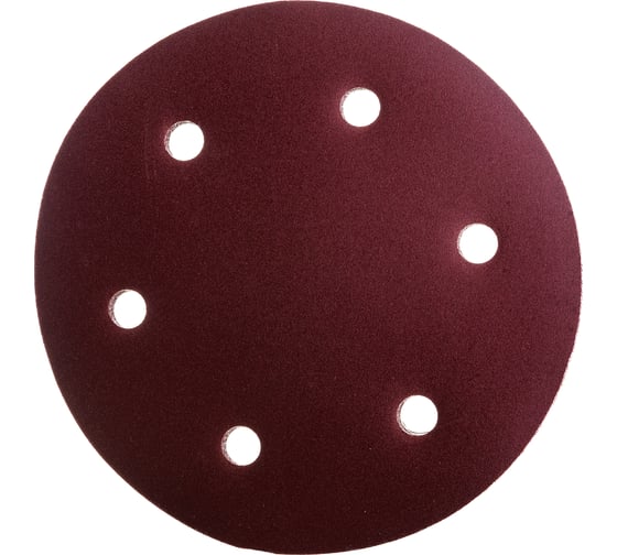 Изображение товара Круг шлифовальный (5 шт; 225 мм; P240; 6 отверстий) АЯ-ТЕХ 4673729815031