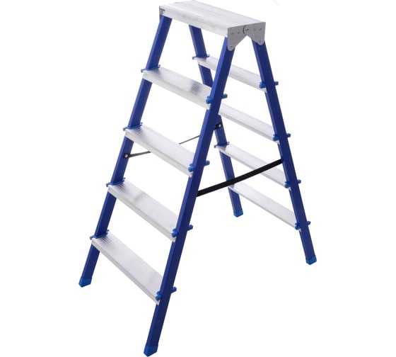Изображение товара Стремянка STAIRS стальная двухсторонняя 5 ступеней CS205