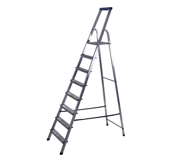 Изображение товара Стремянка STAIRS алюминиевая с органайзером 8 ступеней AS08LX