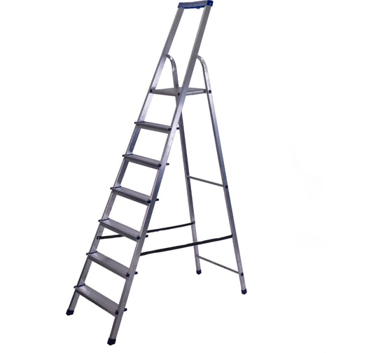Изображение товара Стремянка STAIRS алюминиевая с органайзером 7 ступеней AS07LX