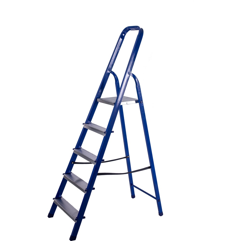 Изображение товара Стремянка STAIRS стальная с алюминиевыми ступенями 5 ступеней CS05