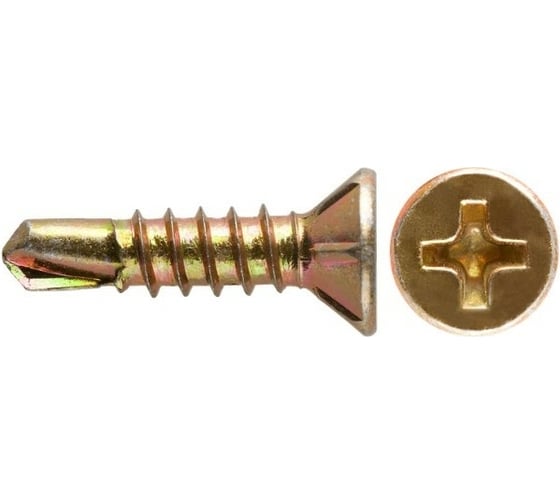 Изображение товара Саморез НАКРЕПКО для оконного профиля 3,9х19 сверло 500 шт. 105141