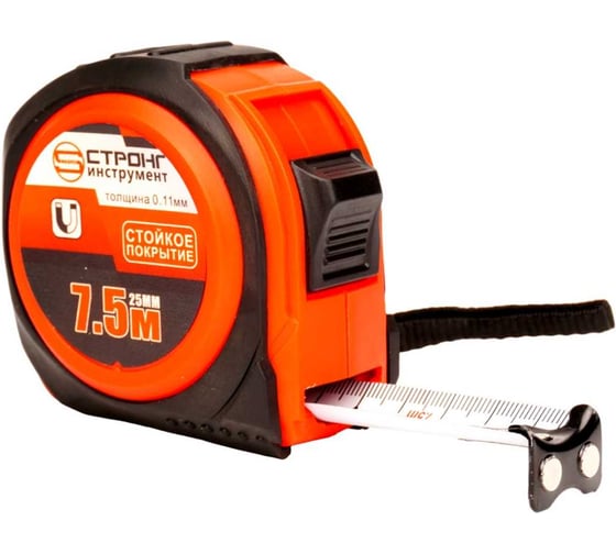 Изображение товара Рулетка Strong СТИ-636 7,5м х 25мм СТИ-63607525