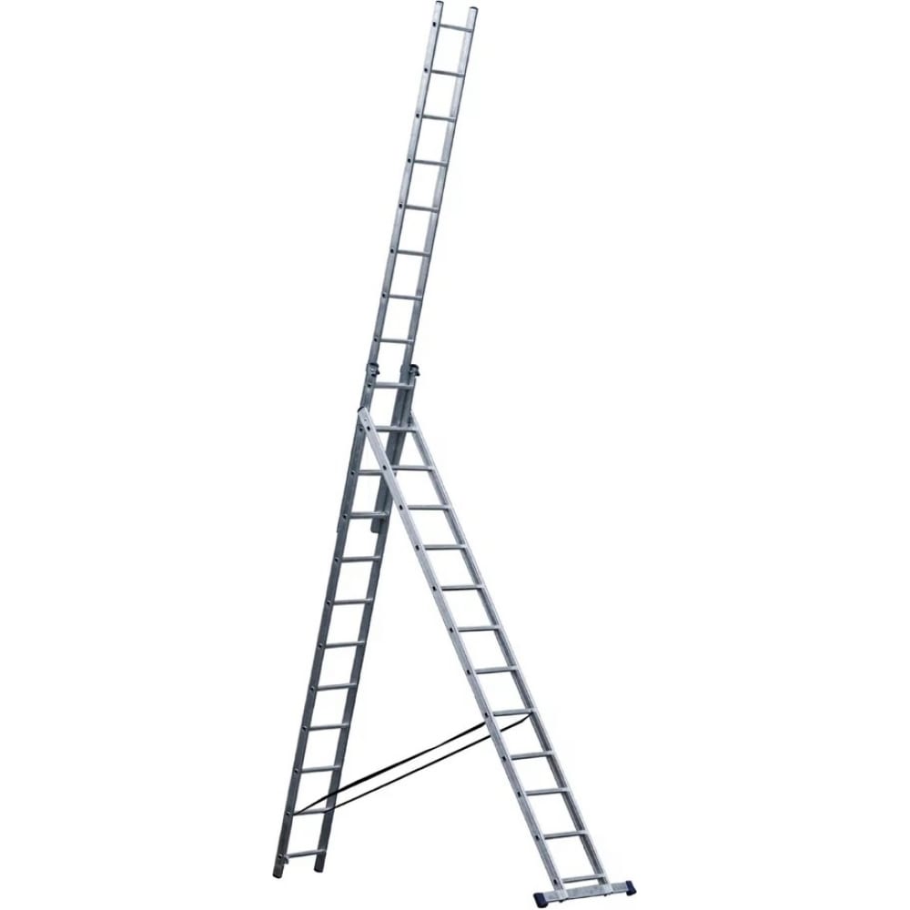 Универсальная трехсекционная лестница STAIRS трехсекционная универсальная лестница tribilo 3х9
