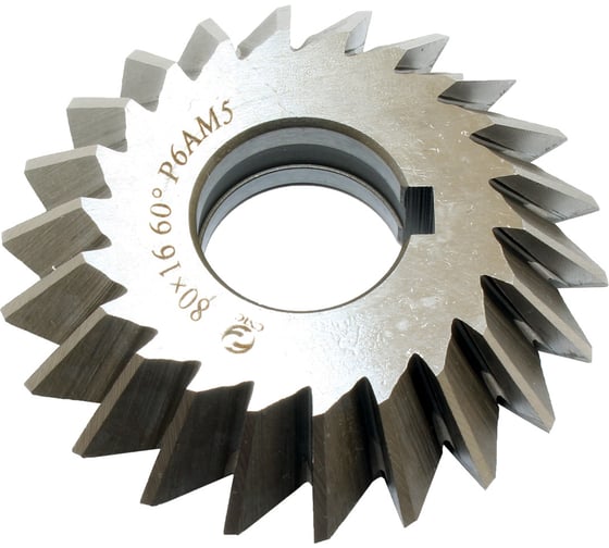 Изображение товара Фреза двухугловая несимметричная CNIC 80x16x27мм, 60гр45гр+15гр Р6АМ5 Z=22 40435