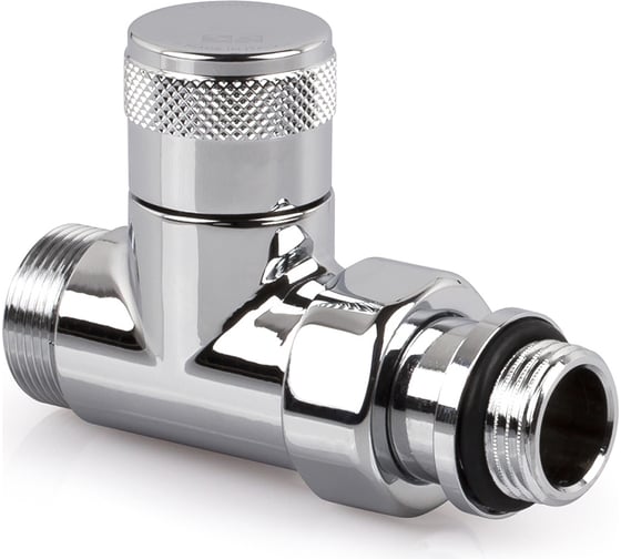 Изображение товара Прямой запорный вентиль SR Rubinetterie Tondera 1/2"х3/4" E, цвет хром 0675-1500C0E0