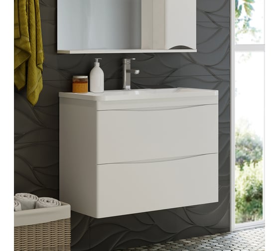 Изображение товара Подвесная тумба Misty Атлантик - 80 с 2 ящиками П-Атл-01080-011П2Я