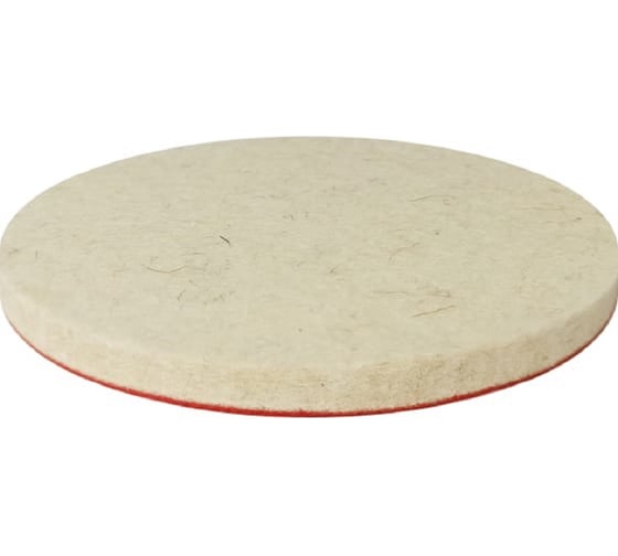 Изображение товара Круг полировальный Diamond Industrial 150x10 мм войлок натуральный на липучке DIDPOL15010