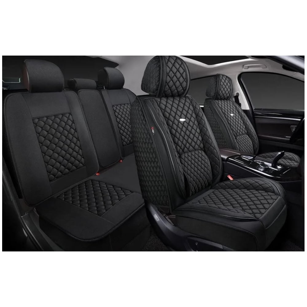 Изображение товара Накидки PSV 5D Linum Len черные, комплект на весь салон