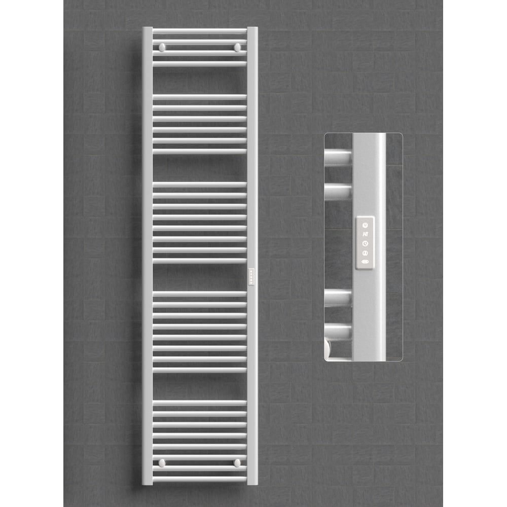 Изображение товара Электрический полотенцесушитель RIFAR D-LINE DL-180-45-W, нержавеющая сталь, 500 Вт