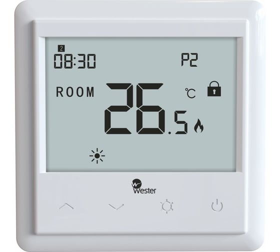 Изображение товара Термостат электронный Wester программируемый RT07P 0-10-0040