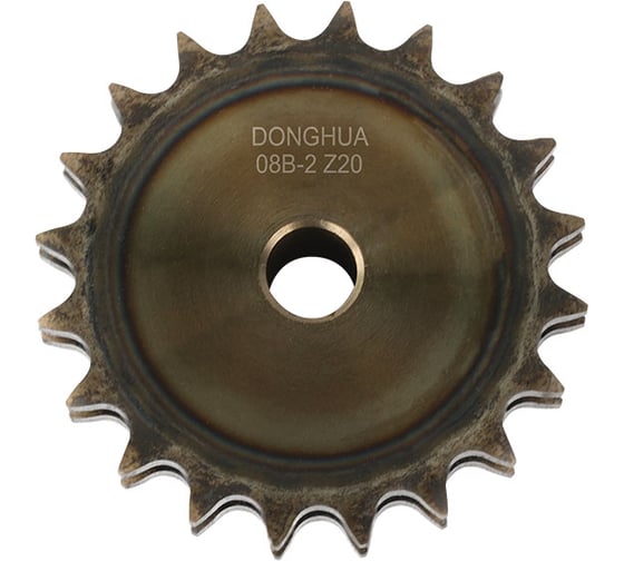 Изображение товара Звездочка со ступицей под расточку DONGHUA 08B-2 Z-20 с калеными зубьями для цепи с шагом 12,7мм (2ПР-12,7-31,8/08В-2) 08B-2BH20 0698