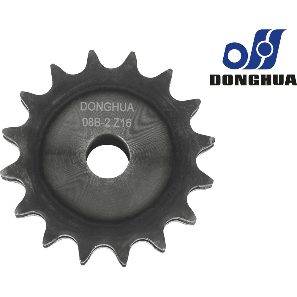 Изображение товара Звездочка со ступицей под расточку DONGHUA 16 зубьев шаг 12,7 мм