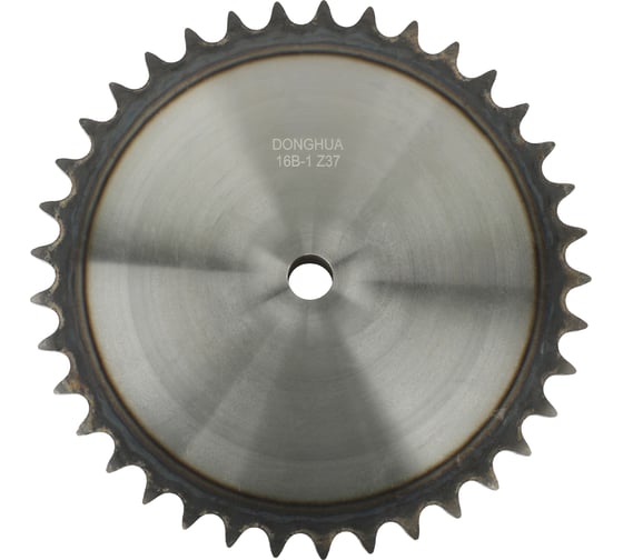 Изображение товара Звездочка со ступицей под расточку DONGHUA 16B-1 Z-37 с калеными зубьями для цепи с шагом 25,4мм (16В-1) 16B-1BH37 3244