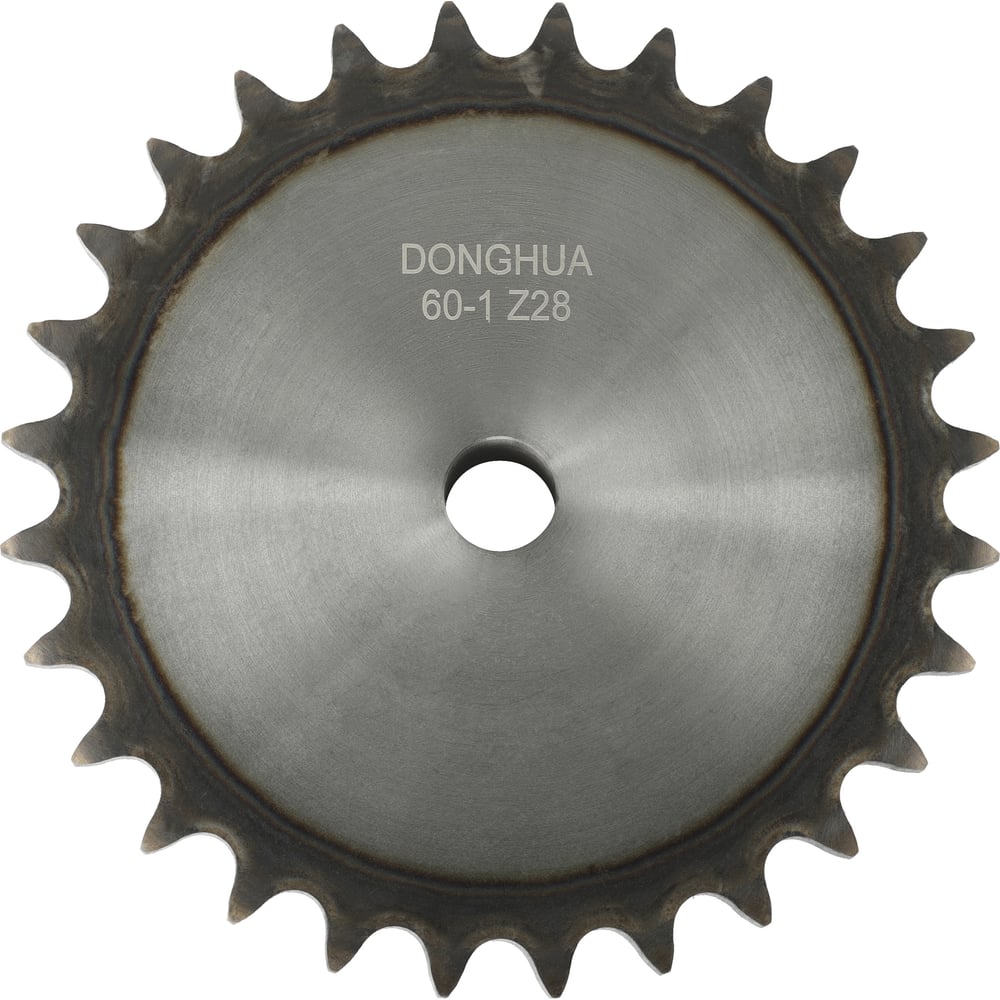 Изображение товара Звездочка со ступицей под расточку DONGHUA 28 зубьев шаг 19,05 мм