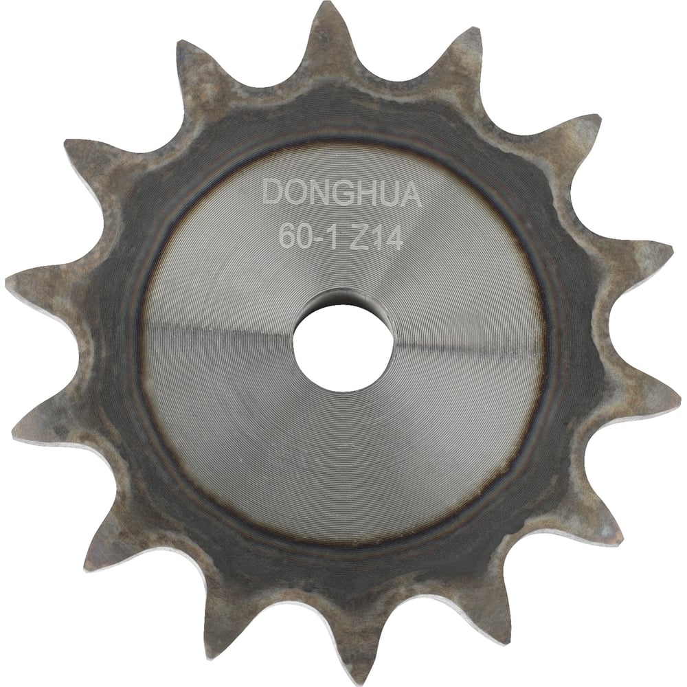 Изображение товара Звездочка со ступицей под расточку DONGHUA 14 зубьев 19,05 мм для цепи 12A-1