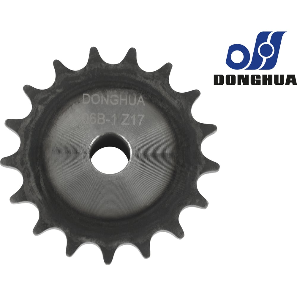 Изображение товара Звездочка со ступицей под расточку DONGHUA 17 зубьев шаг 31.75 мм