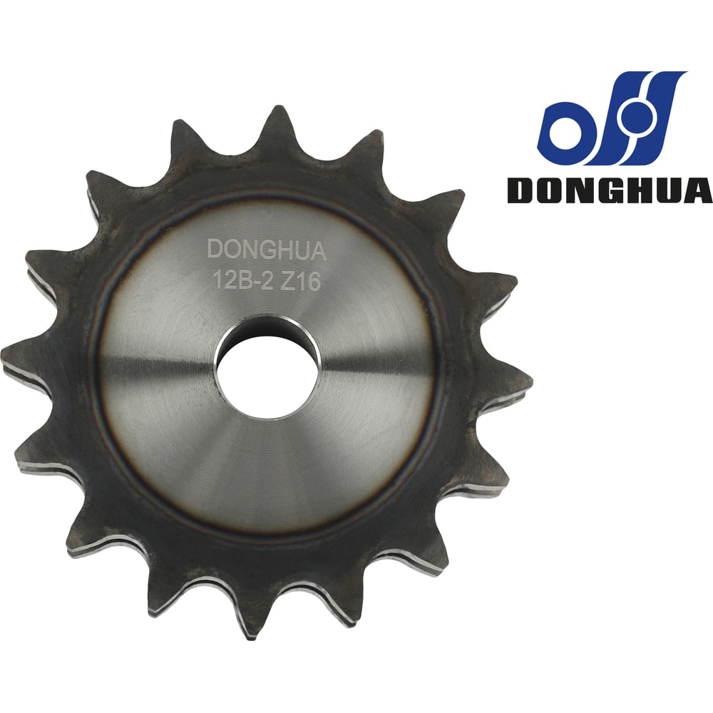 Изображение товара Звездочка DONGHUA 12B-2 Z-16 для цепи 19,05мм с калеными зубьями