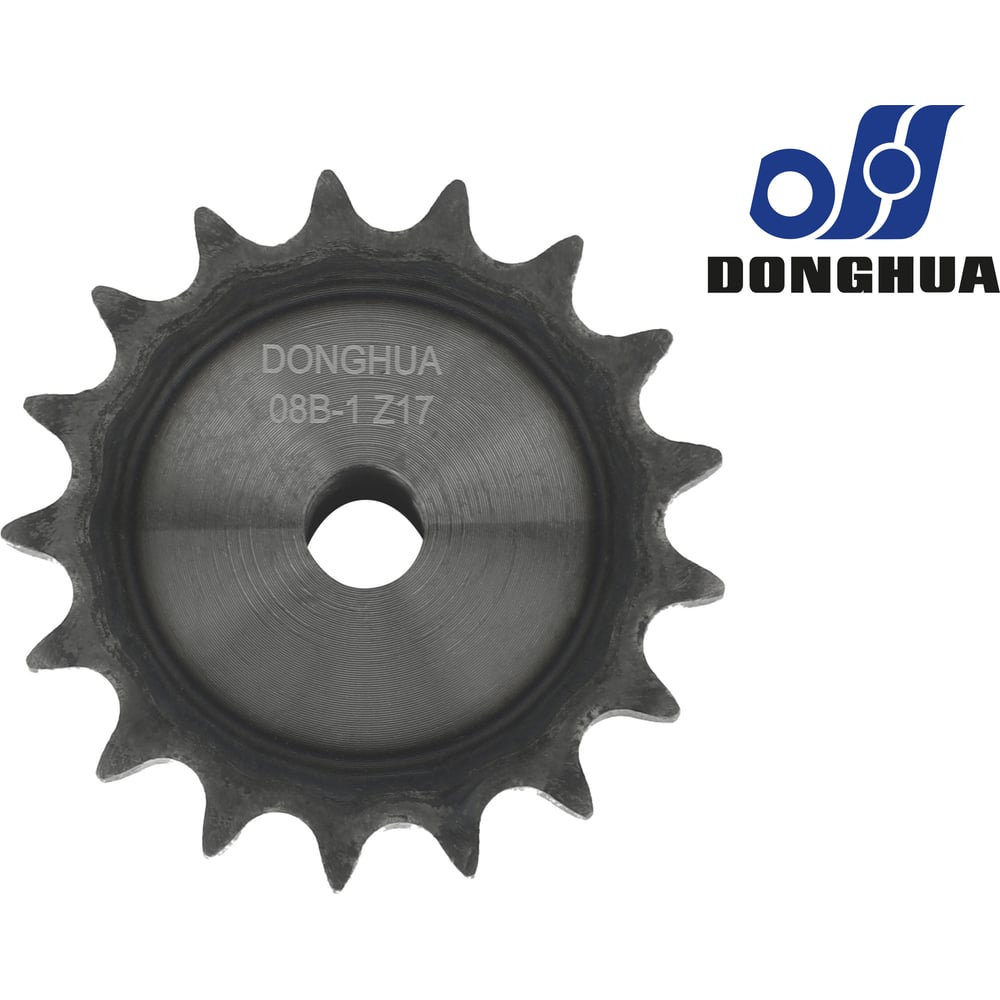 Изображение товара Звездочка со ступицей под расточку DONGHUA 12,7 мм зубья 17 калёные 08B-1