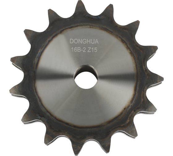 Изображение товара Звездочка со ступицей под расточку DONGHUA 16B-2 Z-15 с калеными зубьями для цепи с шагом 25,4мм (16В-2) 16B-2BH15 5790