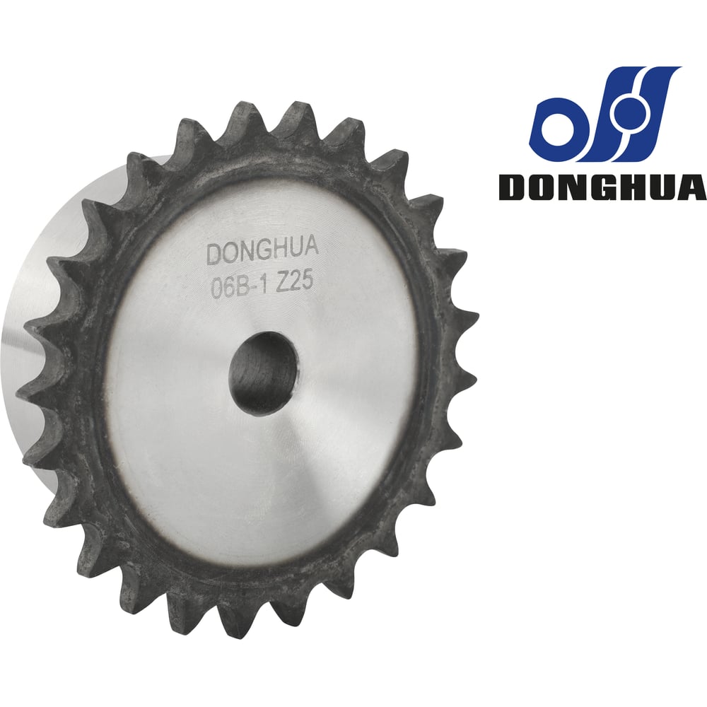 Изображение товара Звездочка со ступицей под расточку DONGHUA 25 зубьев 9,525 мм шаг