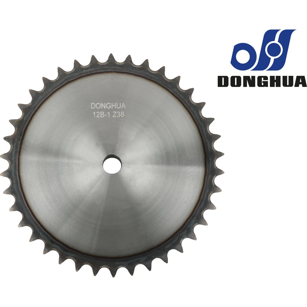 Изображение товара Звездочка со ступицей под расточку DONGHUA 12B-1 Z-38 шаг 19,05 мм калёные зубья