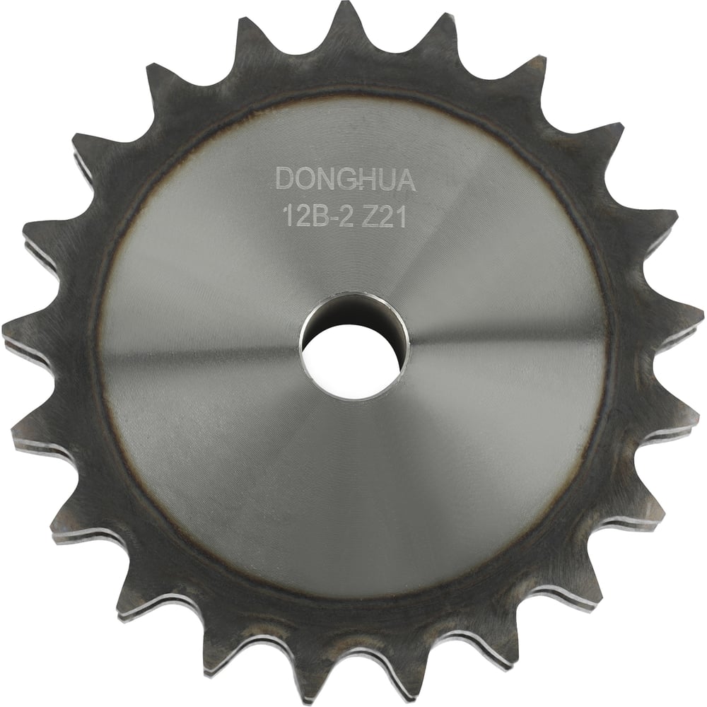 Изображение товара Звездочка для цепи с калёными зубьями DONGHUA 12B-2 Z-21 для цепей 19,05 мм
