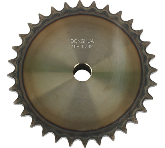 Изображение товара Звездочка со ступицей под расточку DONGHUA 10B-1 Z-32 с калеными зубьями для цепи с шагом 15,875мм (ПР-15,875-23 / 10В-1) 10B-1BH32 3451