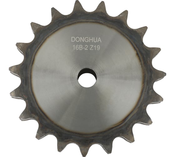 Изображение товара Звездочка со ступицей под расточку DONGHUA 16B-2 Z-19 с калеными зубьями для цепи с шагом 25,4мм (16В-2) 16B-2BH19 5865