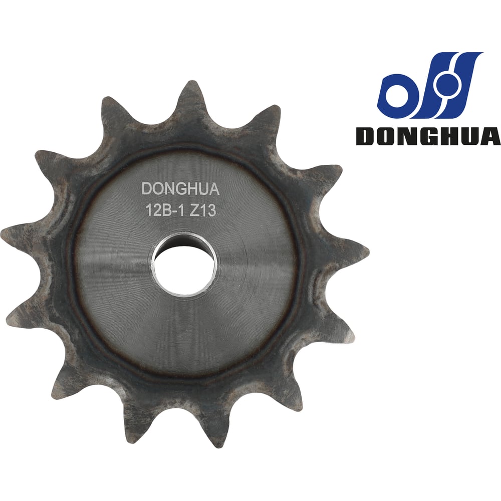 Изображение товара Звездочка со ступицей под расточку DONGHUA шаг 19,05 мм 13 зубьев