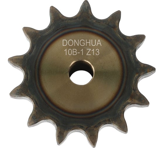 Изображение товара Звездочка со ступицей под расточку DONGHUA 10B-1 Z-13 с калеными зубьями для цепи с шагом 15,875мм (ПР-15,875-23 / 10В-1) 10B-1BH13 0711