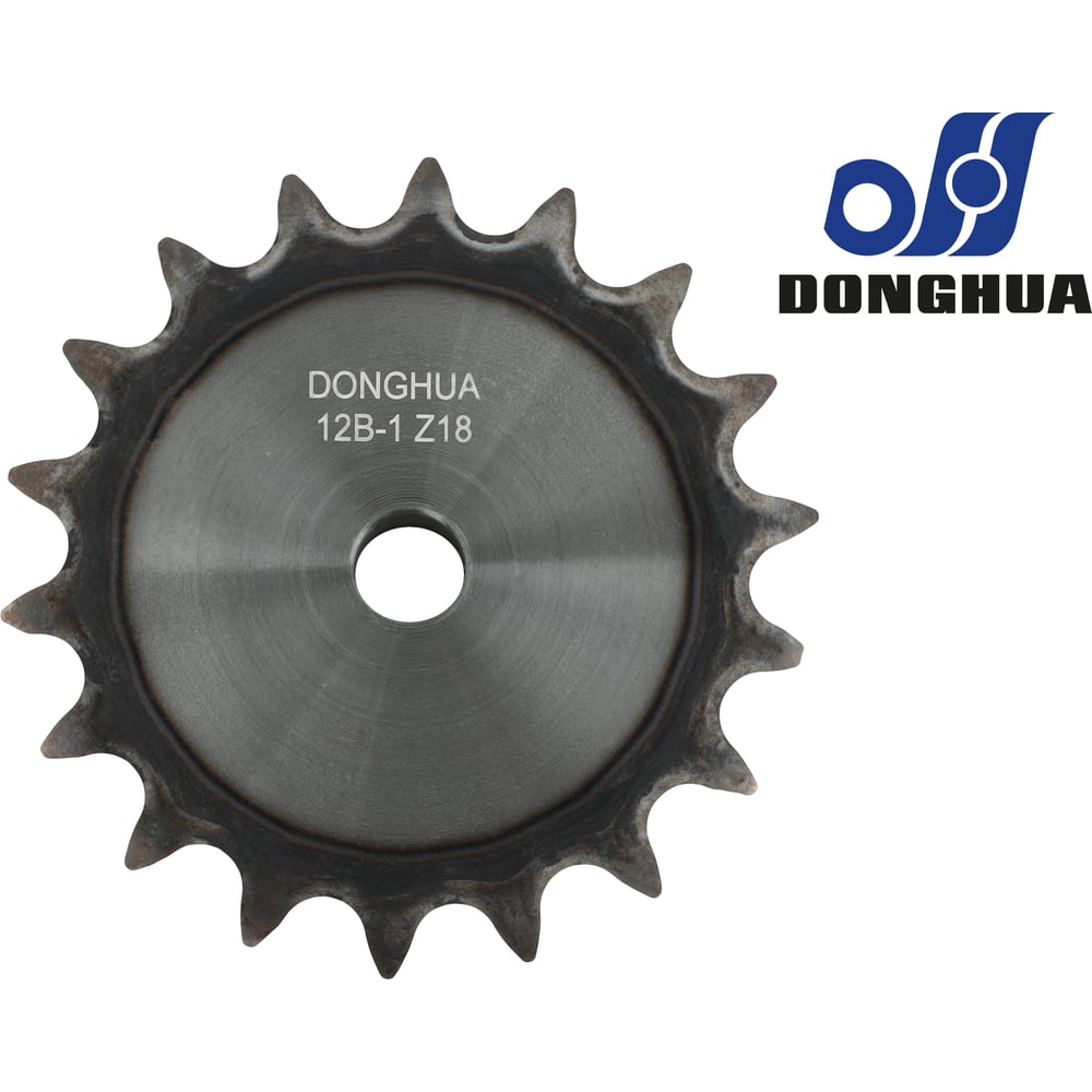 Изображение товара Звездочка со ступицей под расточку DONGHUA 18 зубьев шаг 19,05мм