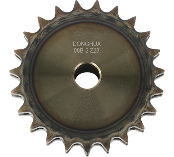 Изображение товара Звездочка со ступицей под расточку DONGHUA 08B-2 Z-23 с калеными зубьями для цепи с шагом 12,7мм (2ПР-12,7-31,8 / 08В-2) 08B-2BH23 0705