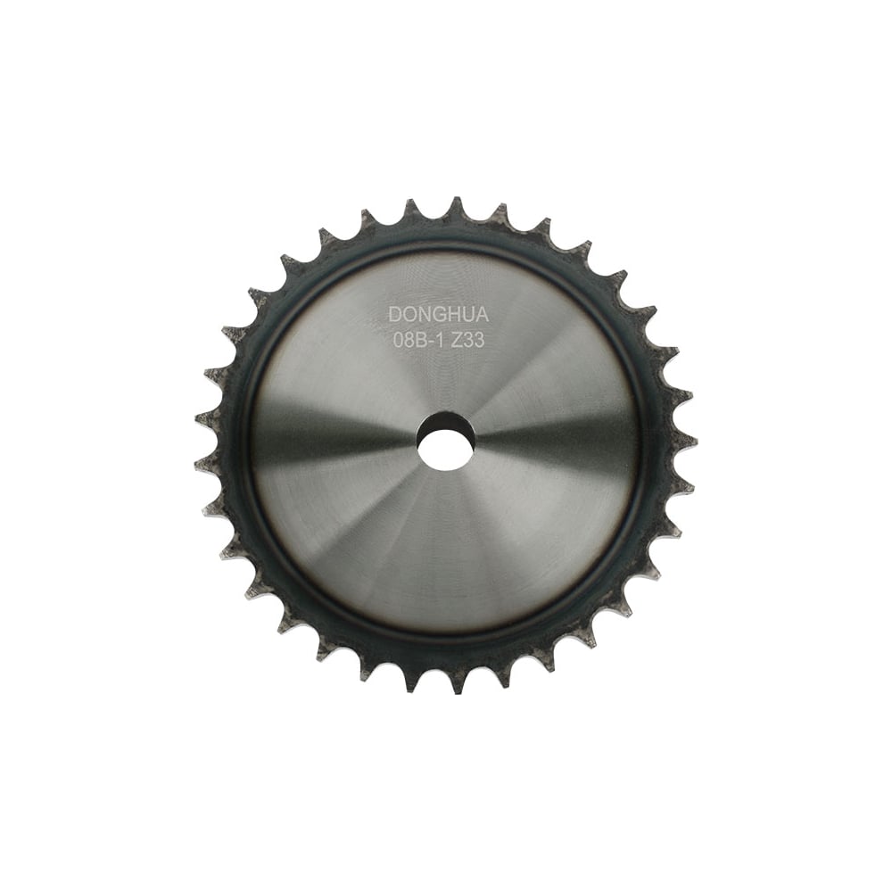Изображение товара Звездочка со ступицей под расточку DONGHUA с калеными зубьями для цепи с шагом 12,7мм (ПР-12,7-18,2 / 08В-1) 08B-1 Z-33 / 08B-1BH33 0688