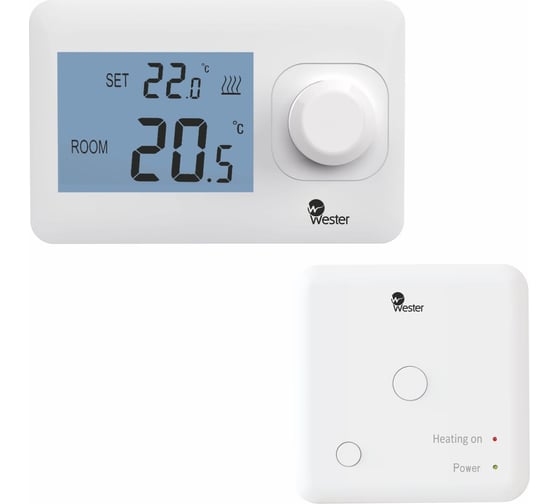 Изображение товара Термостат электронный Wester беспроводной RT02RF 0-10-0090