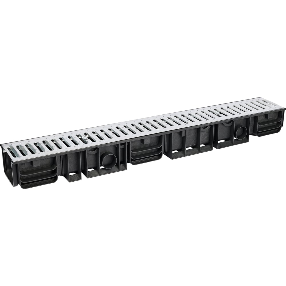 Изображение товара Водоотводный пластиковый лоток AQUADRENAG ЛВП Classic AQD DN100 H100 с решеткой