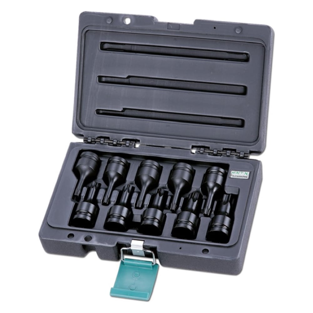Набор торцевых ударных насадок TORX 1/2" HONITON, 10 предметов H5-IBS40010T В0000000199909