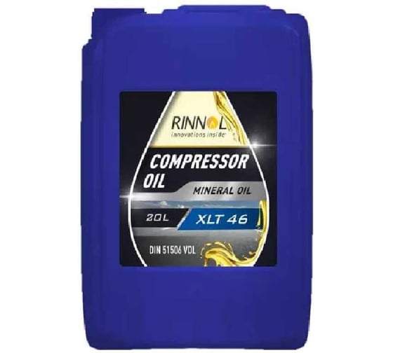 Изображение товара Масло компрессорное минеральное RINNOL COMPRESSOR OIL XLT 100 e20L 110482