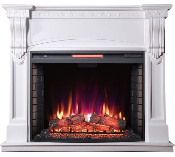 Изображение товара Каминокомплект InterFlame Мюнхен с Panoramic33белый Мюнхен с Panoramic33 белый