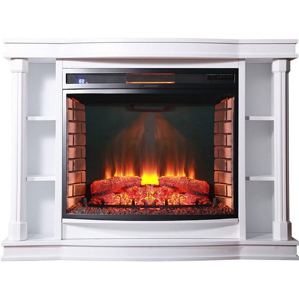 Изображение товара Каминокомплект InterFlame GIANT с Panoramic33 белый электрокамин для дома