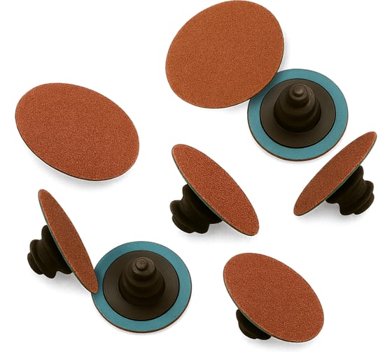 Изображение товара Шлифовальный быстросъемный круг REXXTOOL PREDATOR R-TYPE ALUMINIUM 20мм, 8 шт, P320 RXT-R-TYPE-ALU-20-320