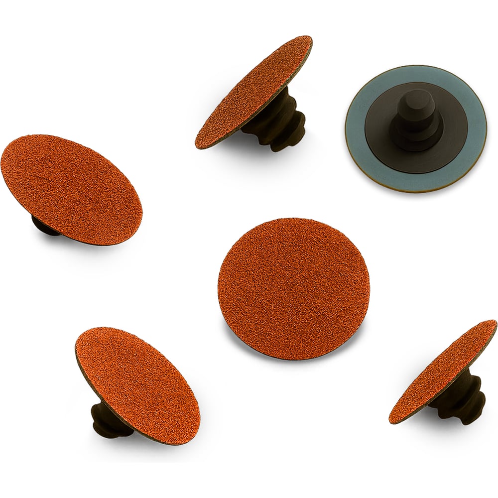 Изображение товара Реальное быстро-съемное шлифовальное круг REXXTOOL PREDATOR R-TYPE ALUMINIUM 50мм, 6 шт