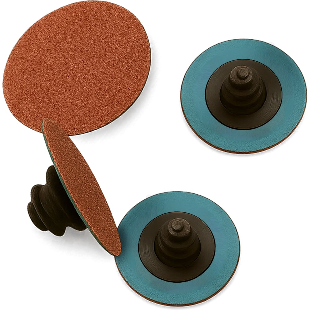 Изображение товара Шлифовальный быстросъемный круг REXXTOOL PREDATOR R-TYPE ALUMINIUM 75мм, 4 шт P180