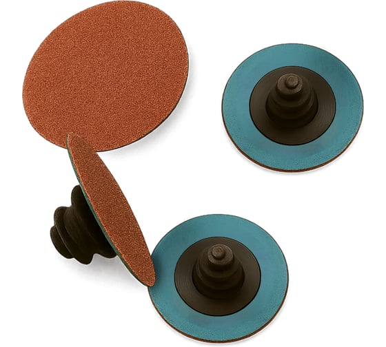 Изображение товара Шлифовальный быстросъемный круг REXXTOOL PREDATOR R-TYPE ALUMINIUM 75мм, 4 шт, P180 RXT-R-TYPE-ALU-75-180