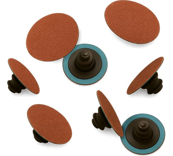 Изображение товара Шлифовальный быстросъемный круг REXXTOOL PREDATOR R-TYPE ALUMINIUM 20мм, 8 шт, P180 RXT-R-TYPE-ALU-20-180