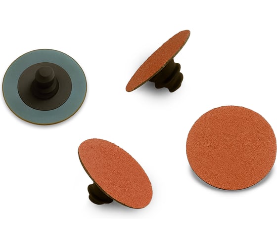 Изображение товара Шлифовальный быстросъемный круг REXXTOOL PREDATOR R-TYPE ALUMINIUM 75мм, 4 шт, P100 RXT-R-TYPE-ALU-75-100